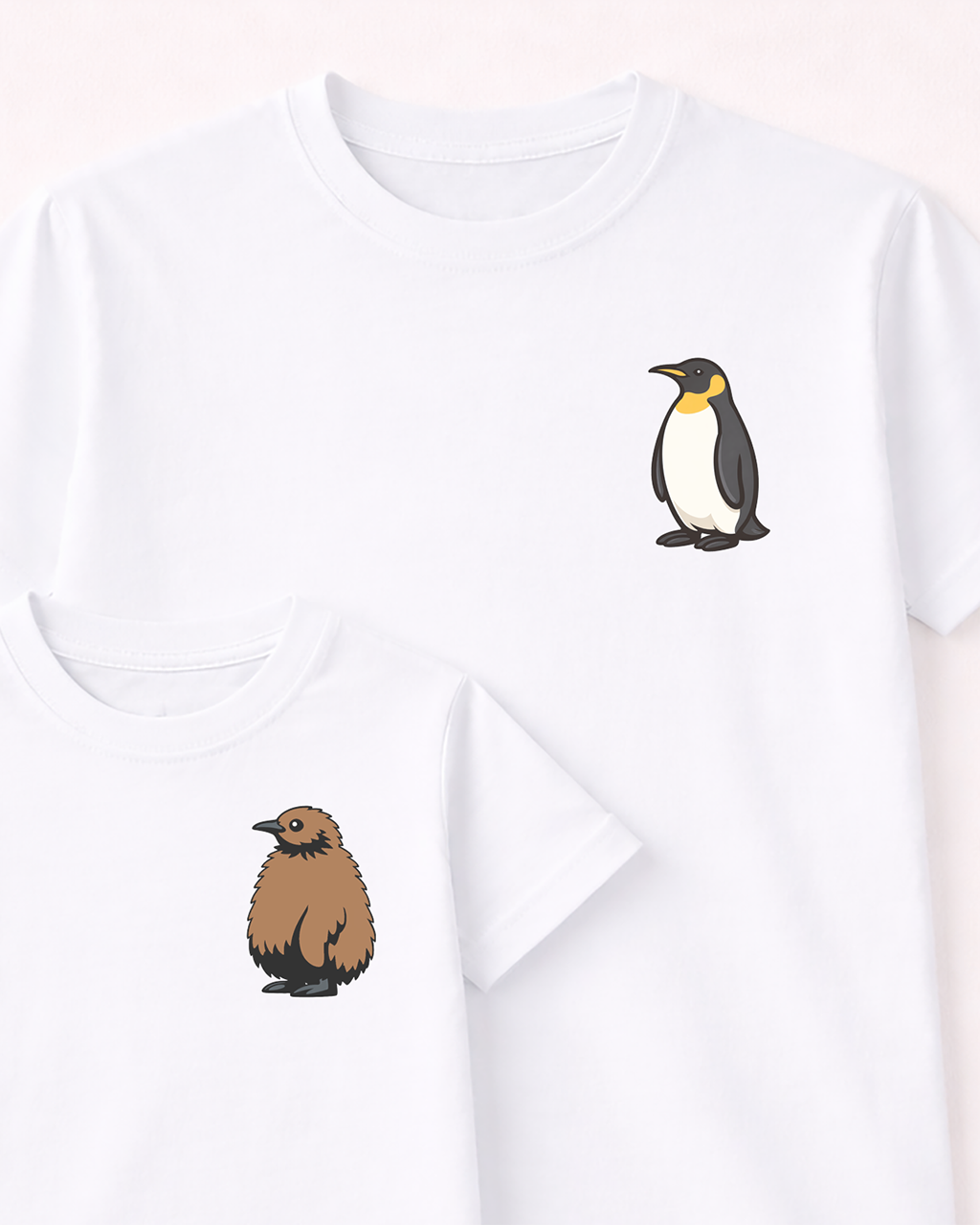 King Penguin and Nestlings