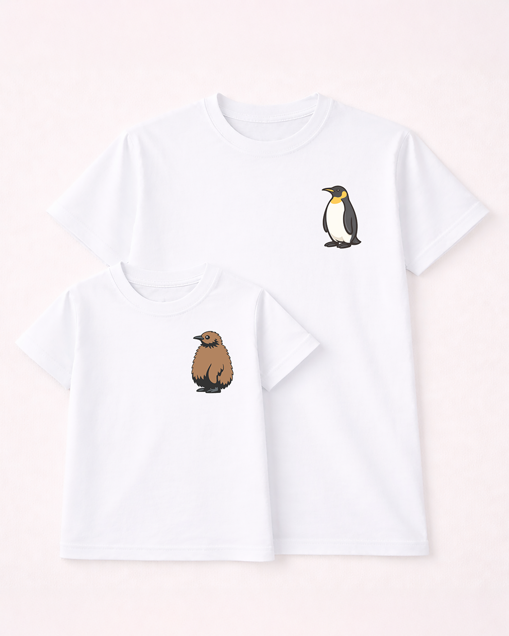 King Penguin and Nestlings