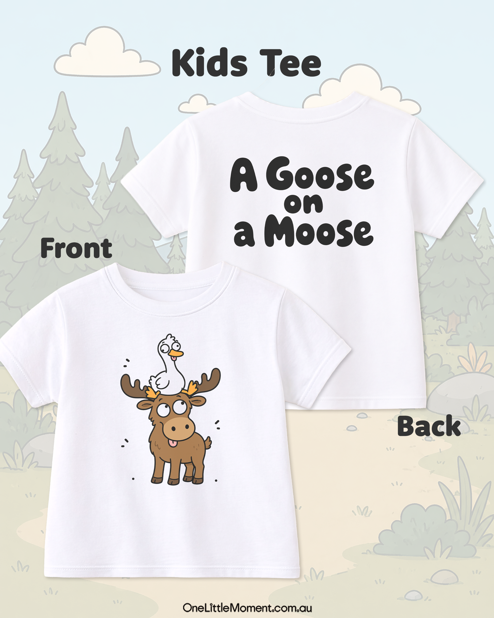 A Goose on a Moose