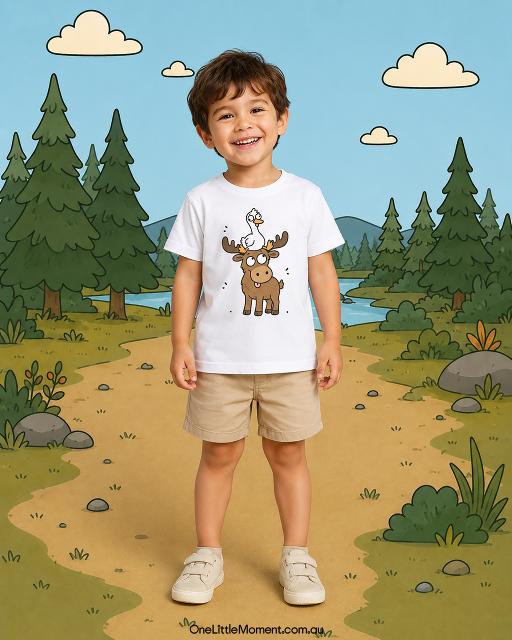 A Goose on a Moose