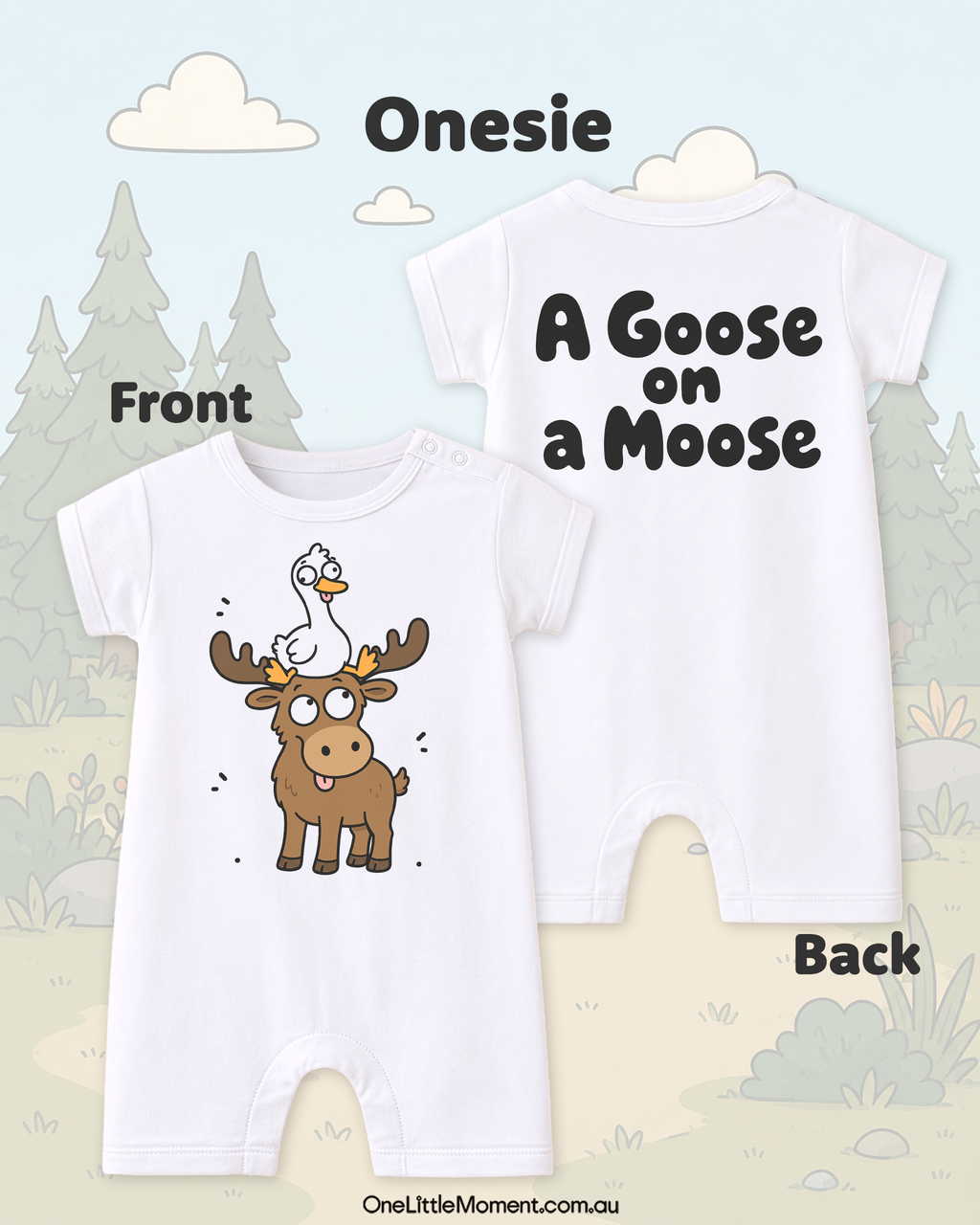 A Goose on a Moose