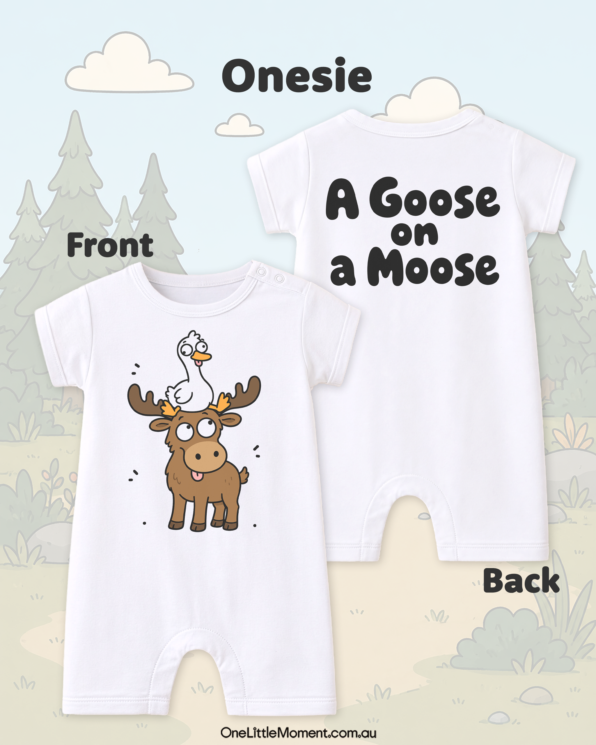 A Goose on a Moose
