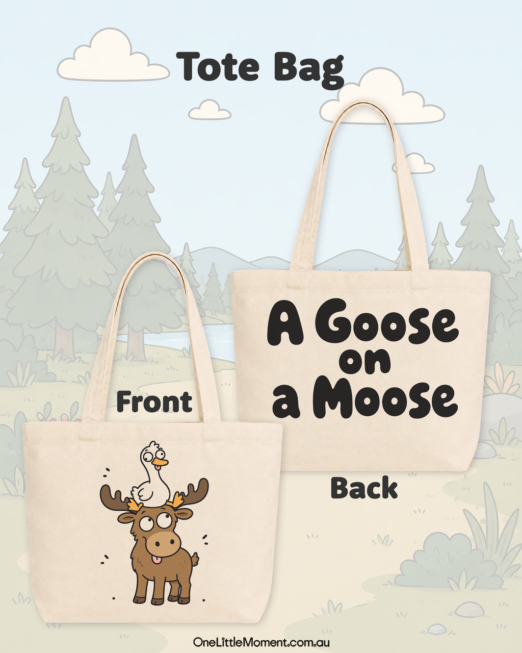 A Goose on a Moose