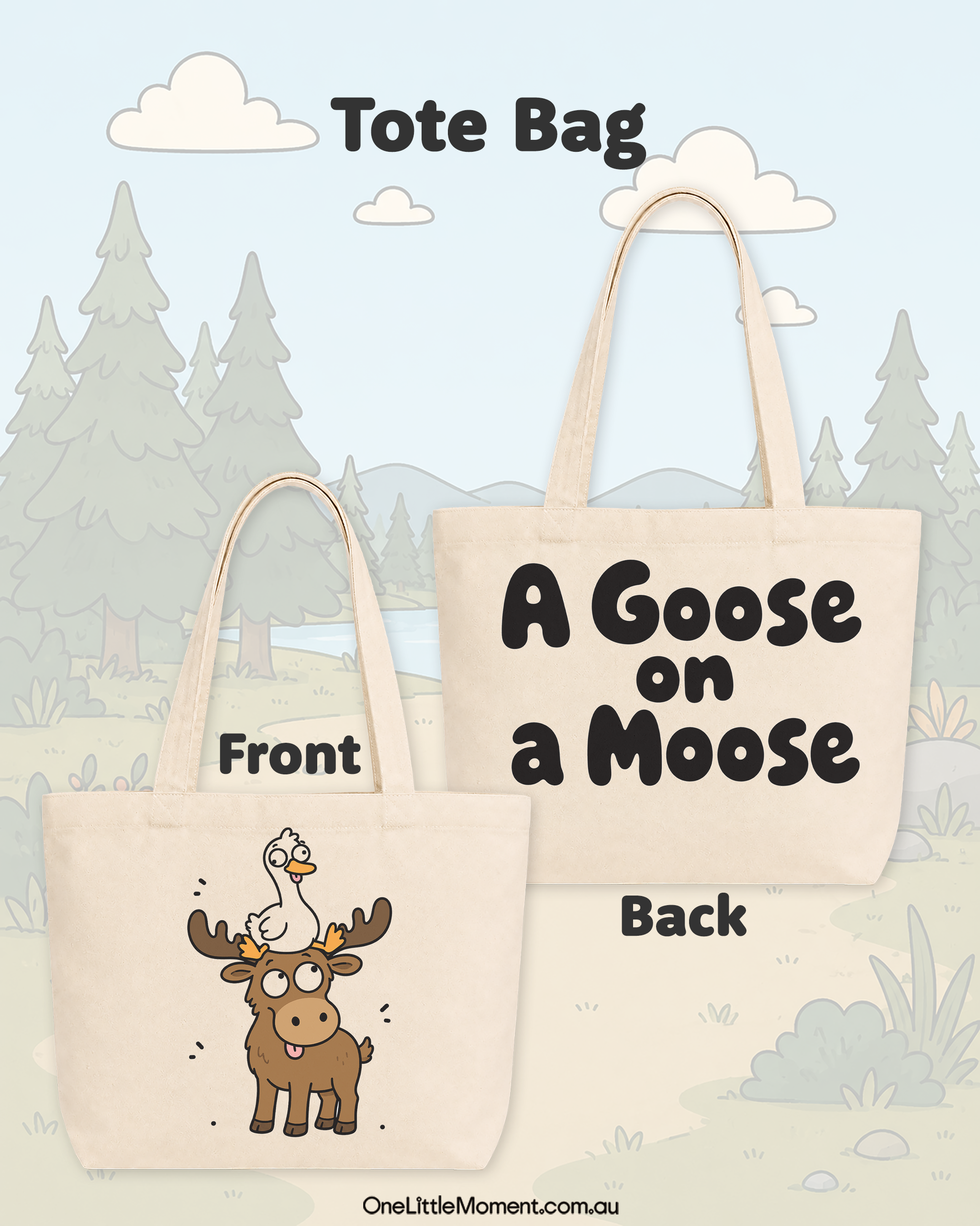 A Goose on a Moose