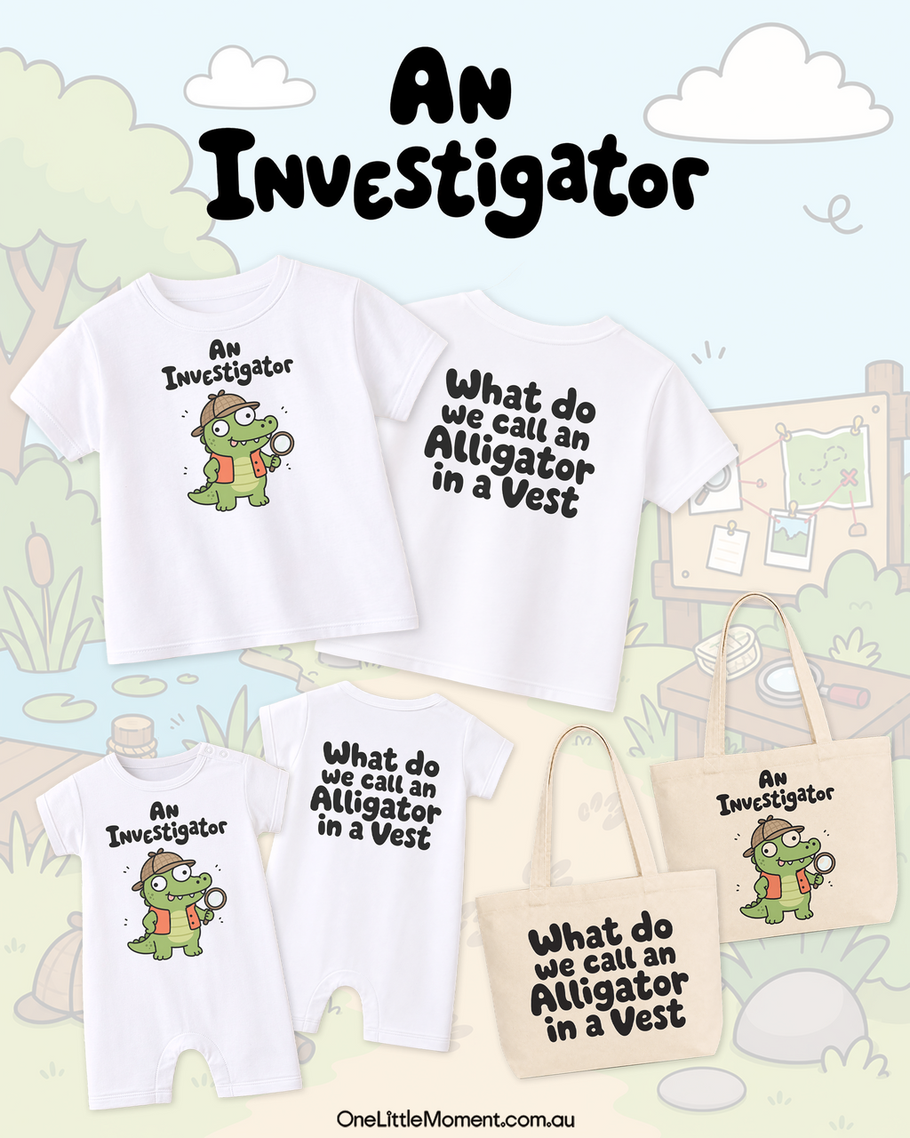 Alligator in a Vest