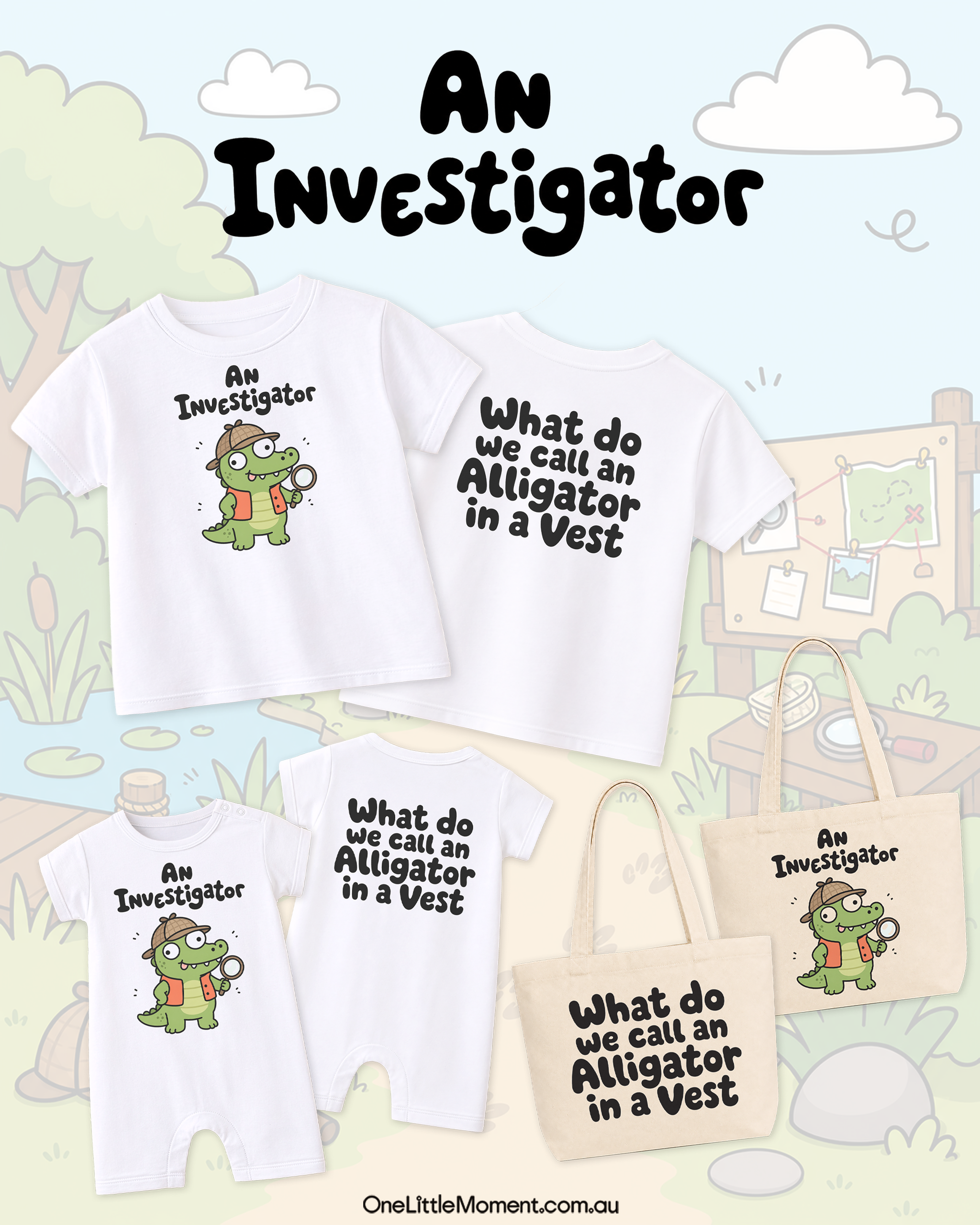 Alligator in a Vest