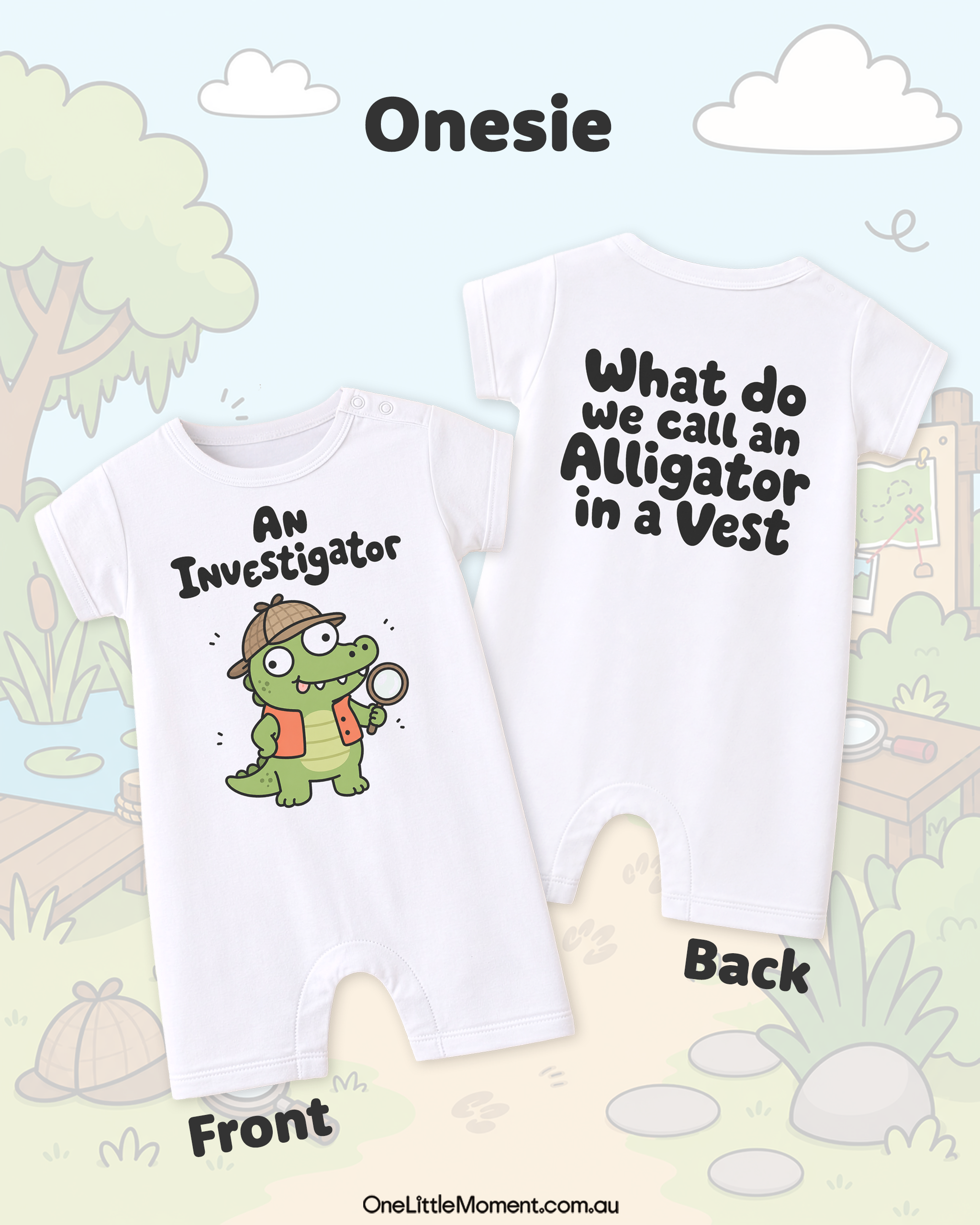 Alligator in a Vest