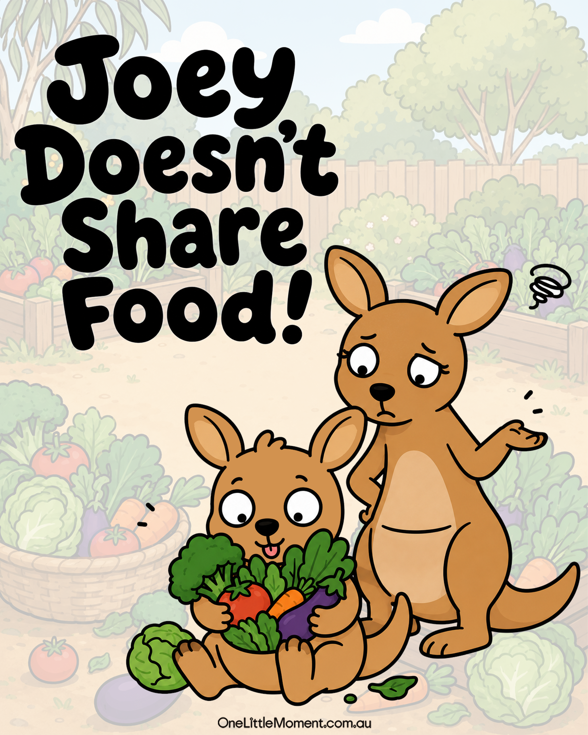Joey Doesn't Share Food! (Baby Kangaroo)
