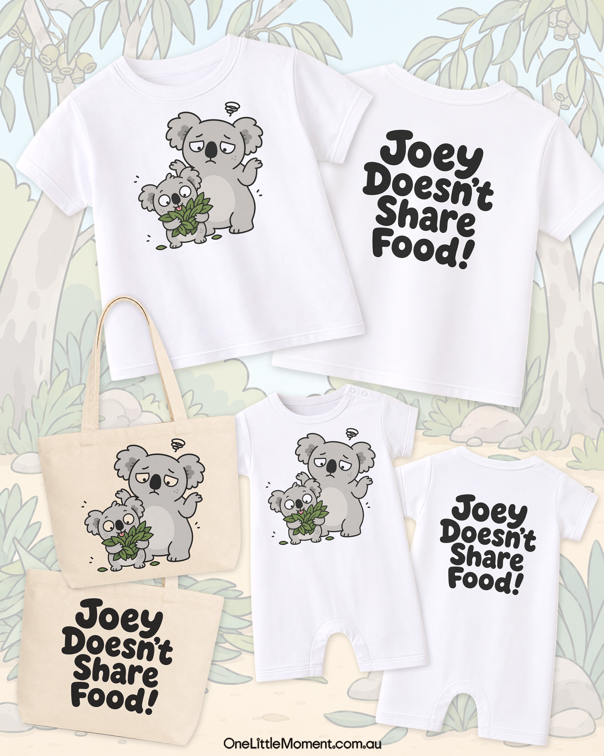 Joey Doesn't Share Food! (Baby Koala)