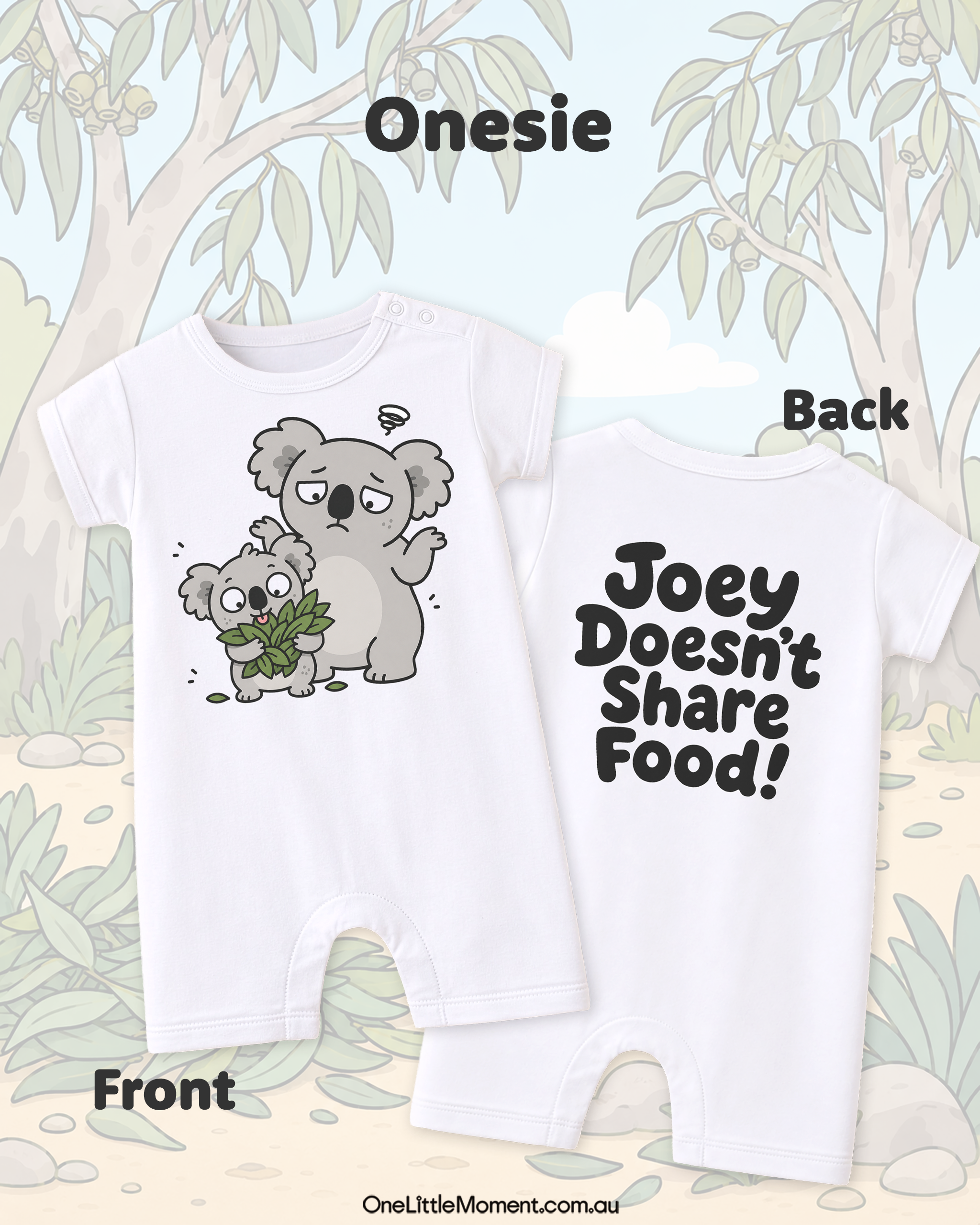 Joey Doesn't Share Food! (Baby Koala)