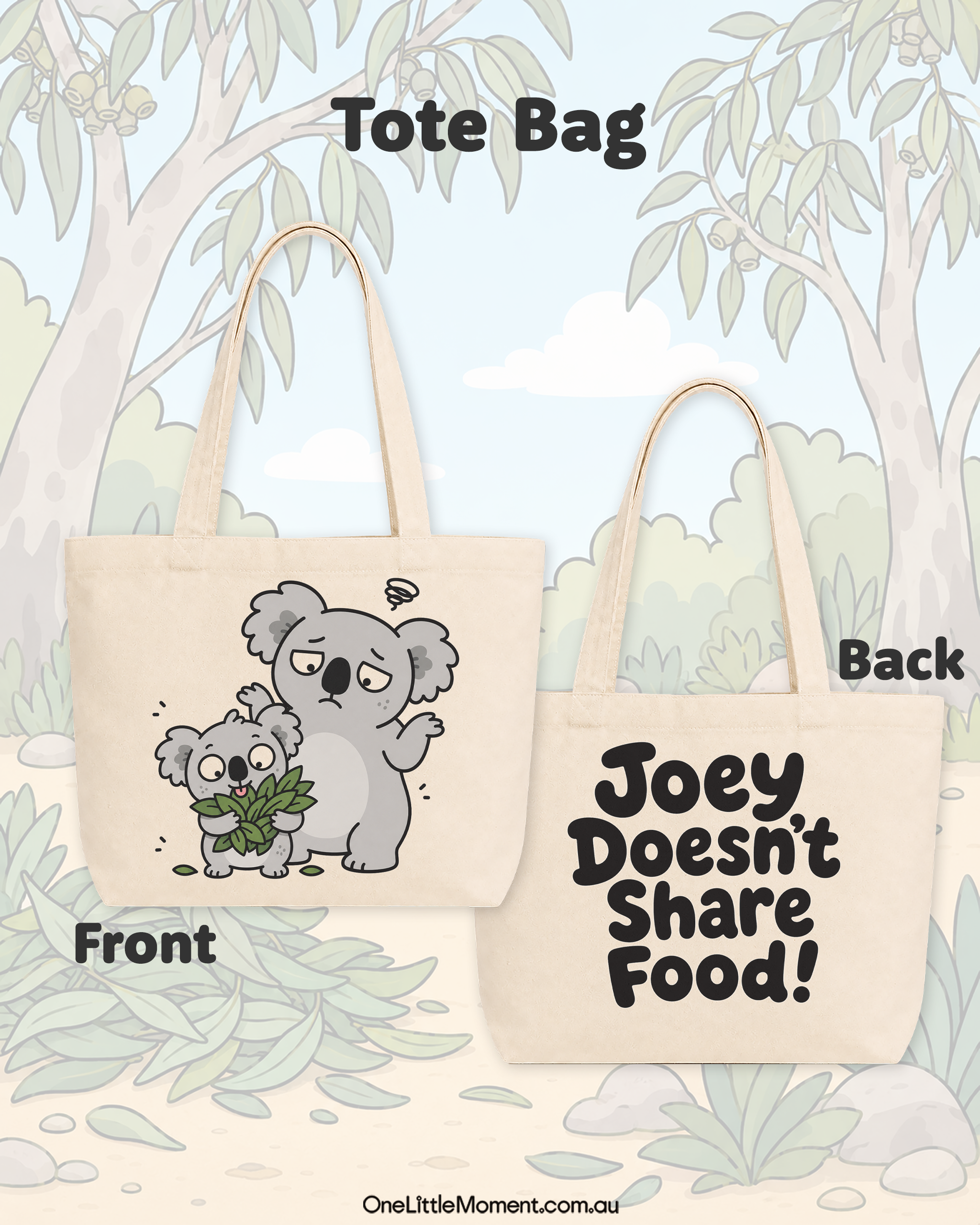 Joey Doesn't Share Food! (Baby Koala)