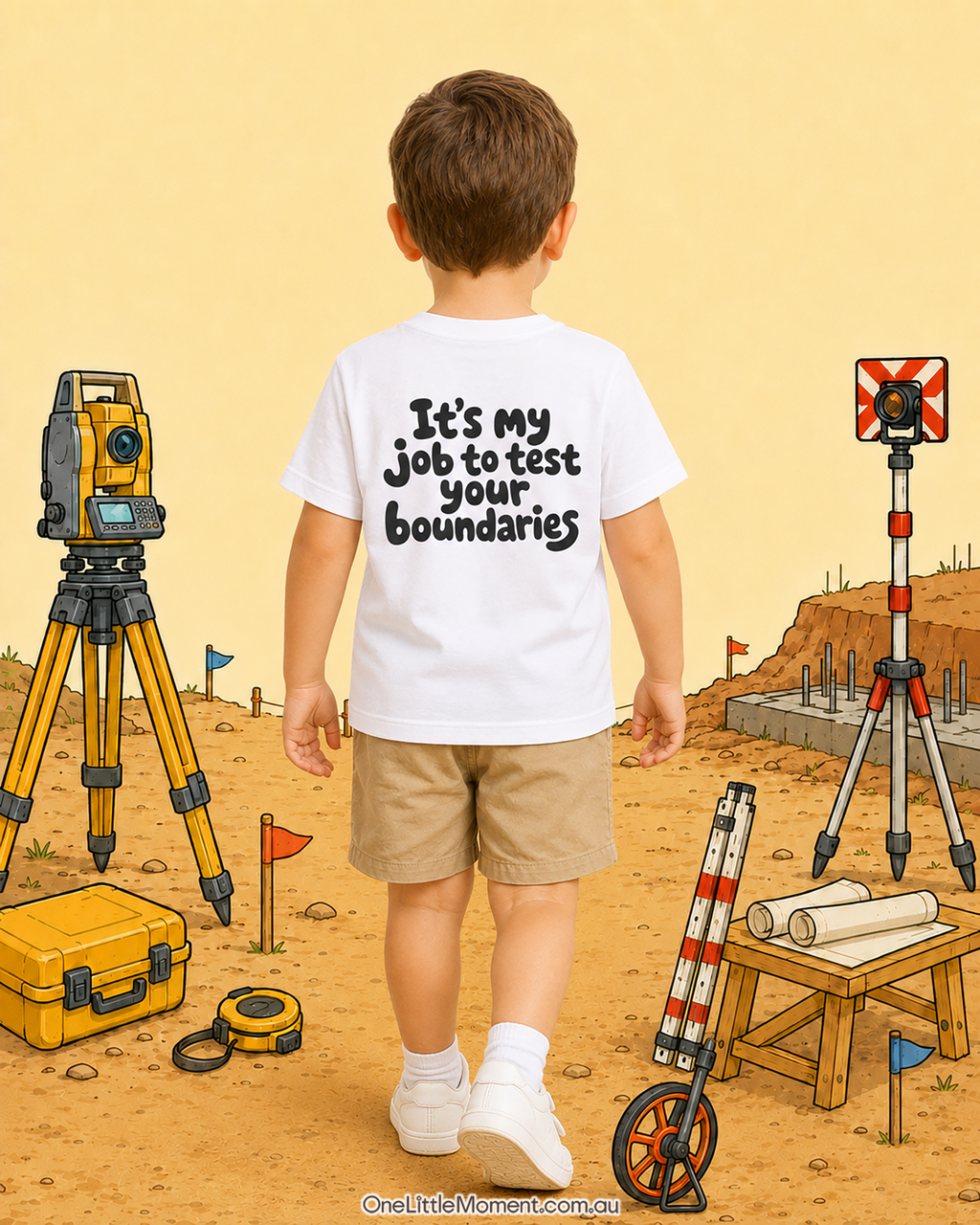 Surveyor who tests your boundaries