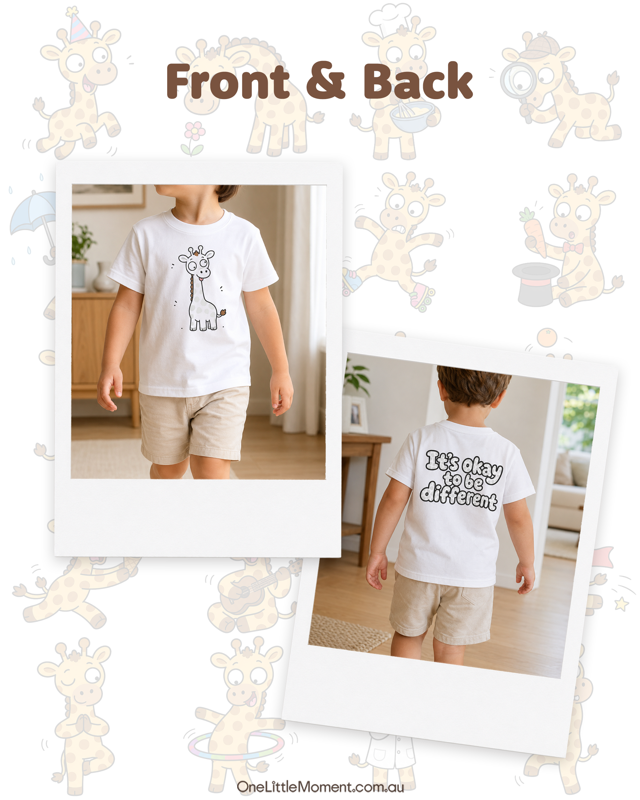 It's Okay to be different (White Giraffe)