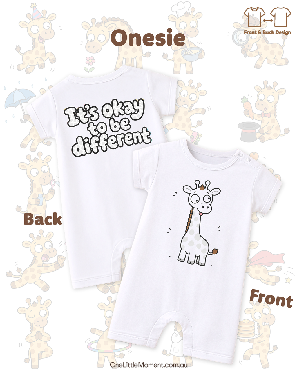 It's Okay to be different (White Giraffe)
