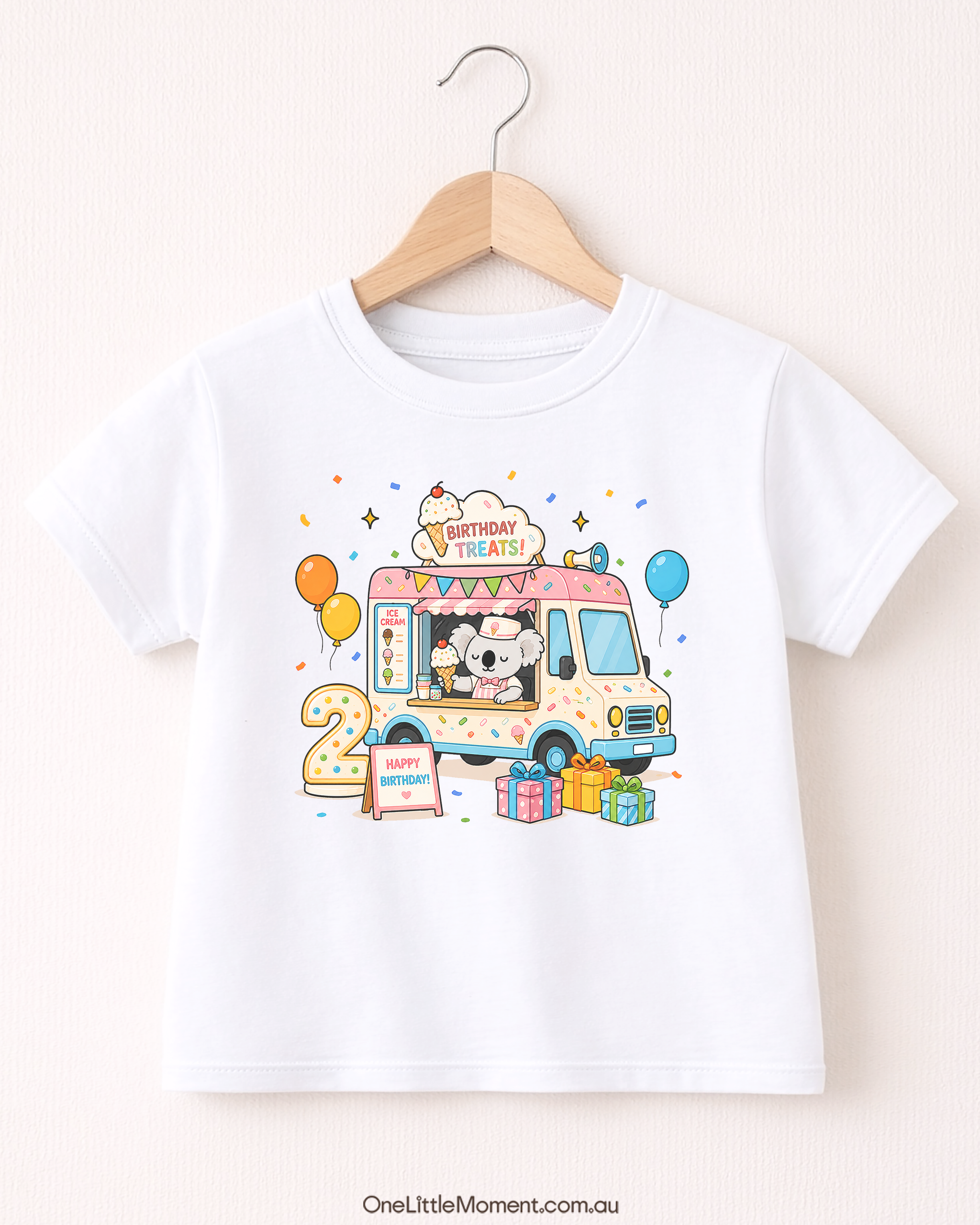 Cozy Koala Birthday Ice-cream Truck