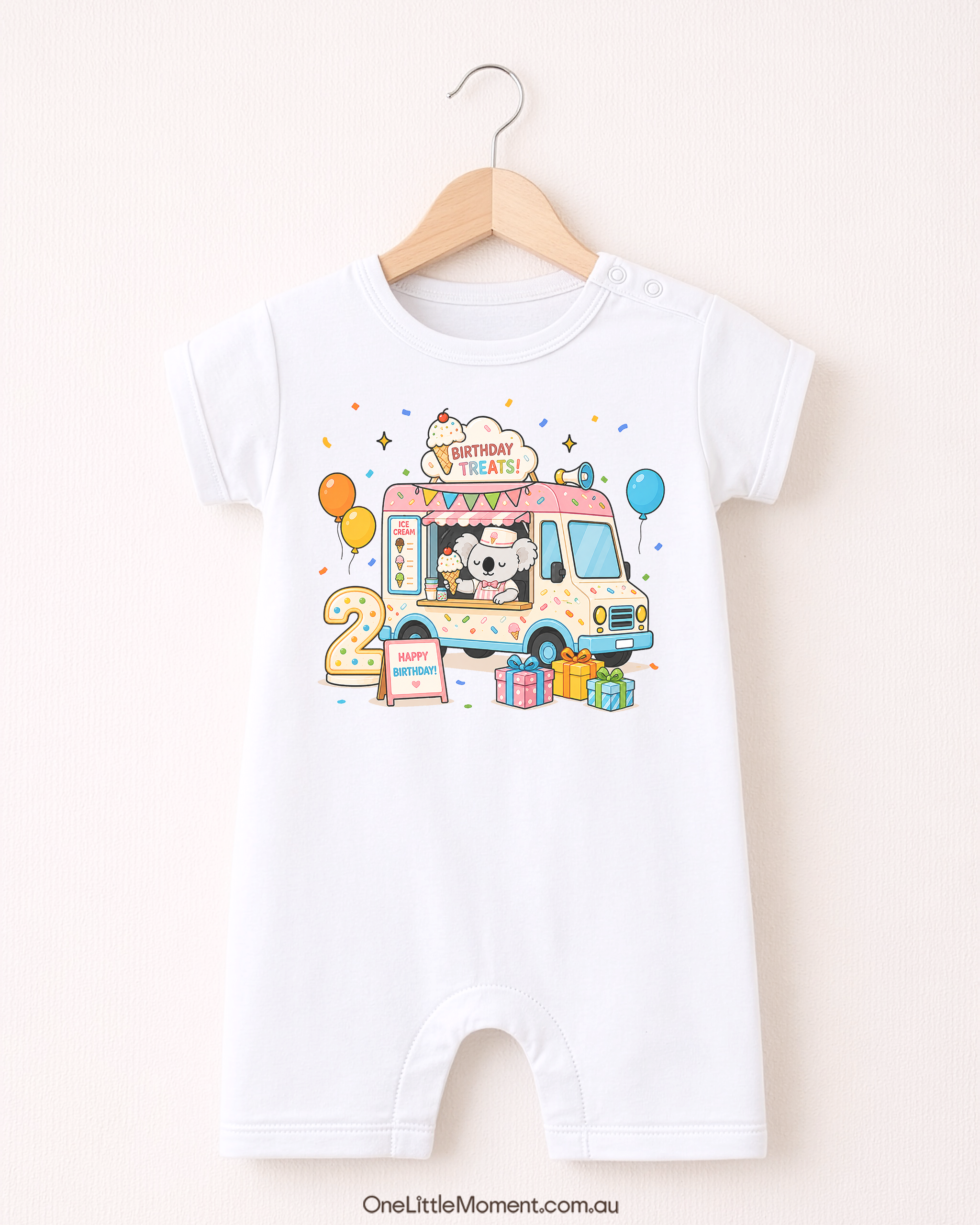 Cozy Koala Birthday Ice-cream Truck