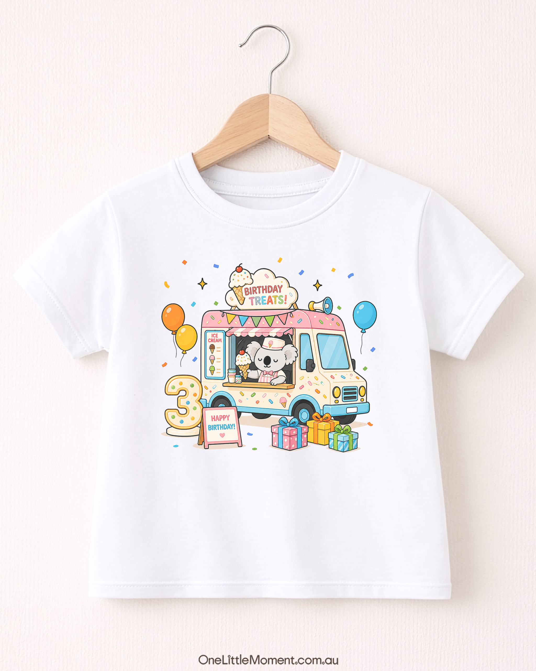 Cozy Koala Birthday Ice-cream Truck
