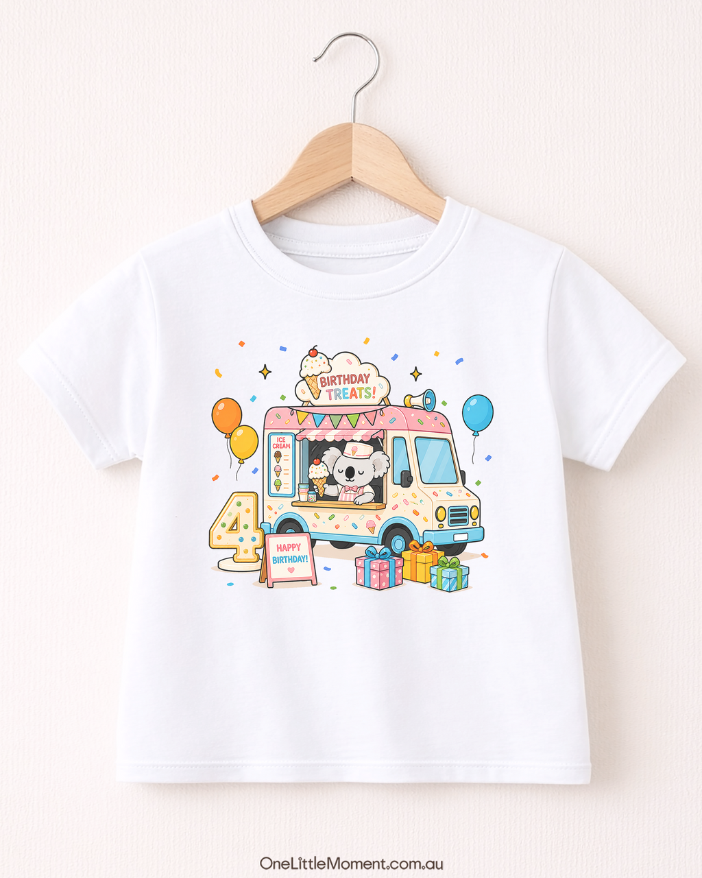 Cozy Koala Birthday Ice-cream Truck