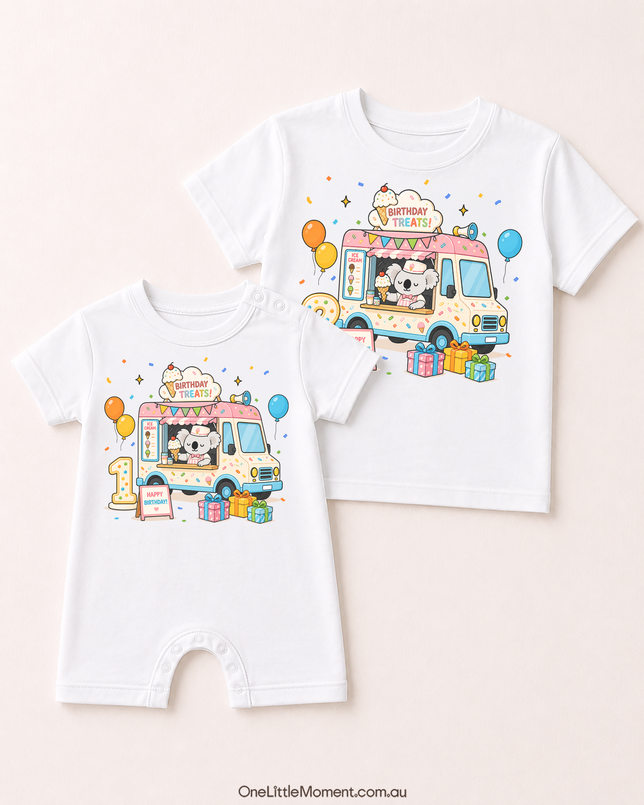 Cozy Koala Birthday Ice-cream Truck