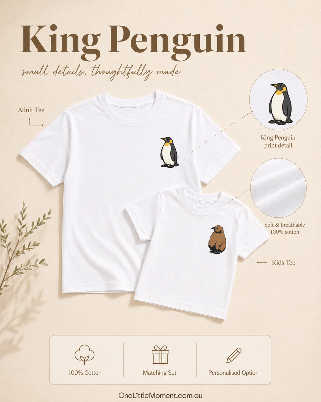King Penguin and Nestlings