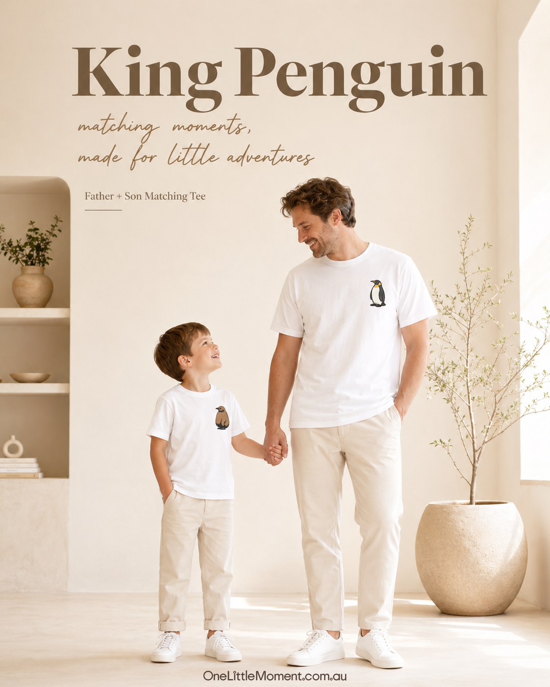 King Penguin and Nestlings