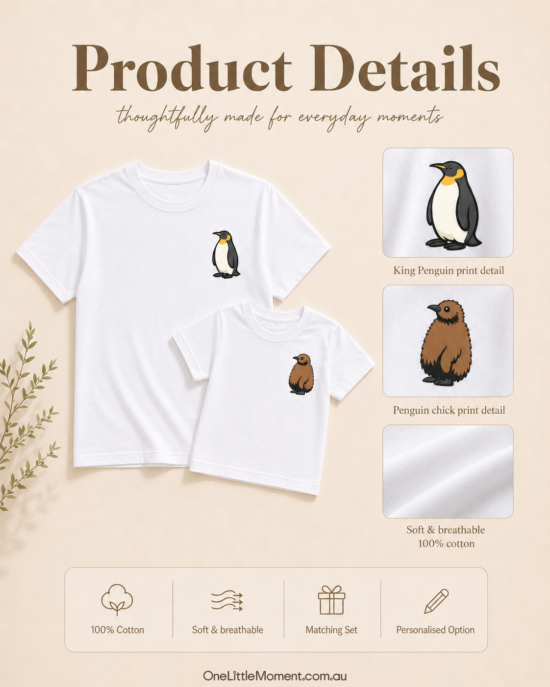 King Penguin and Nestlings
