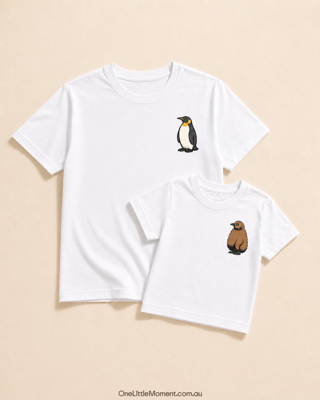 King Penguin and Nestlings