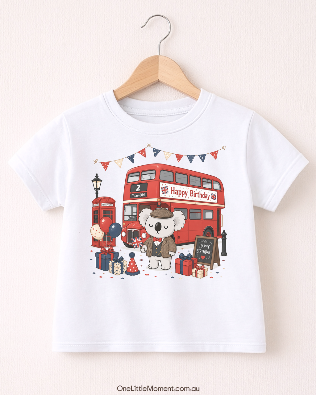 Cozy Koala London Bus Birthday