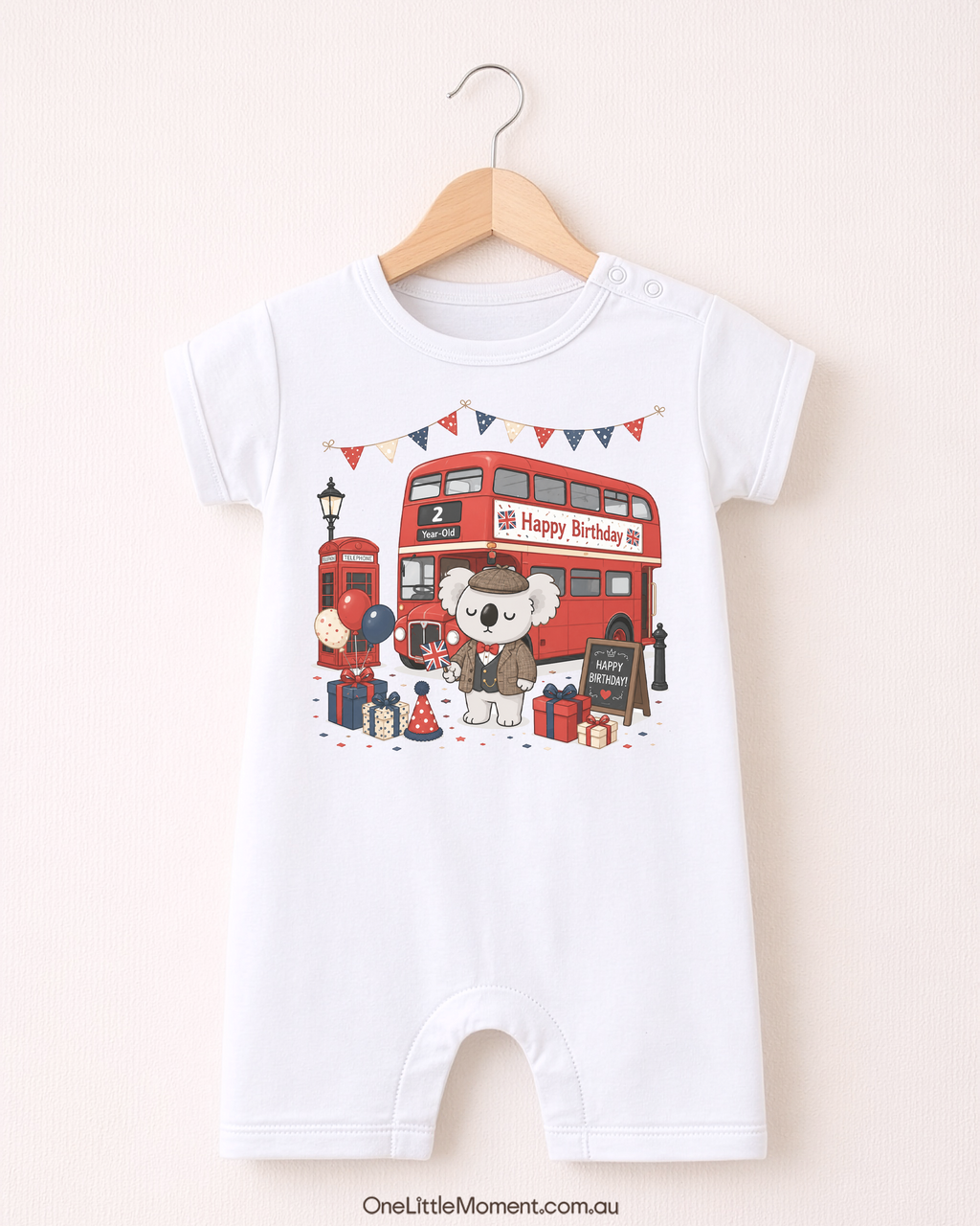 Cozy Koala London Bus Birthday