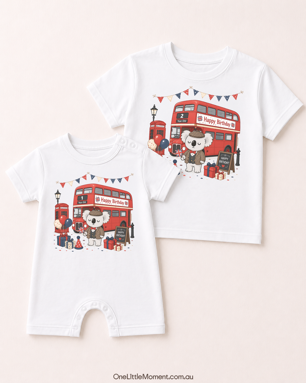 Cozy Koala London Bus Birthday