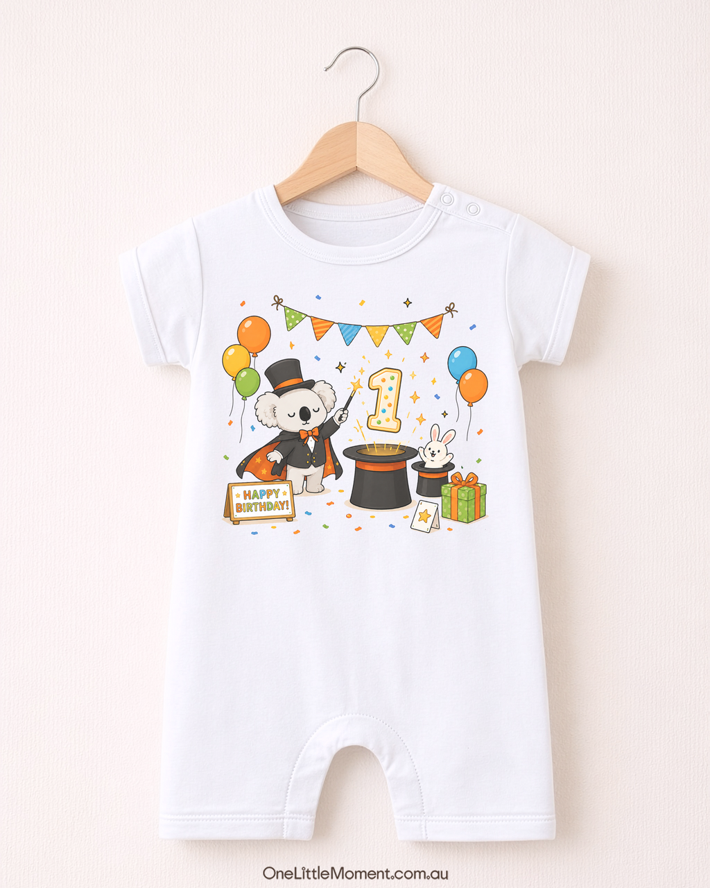 Cozy Koala Magician Birthday