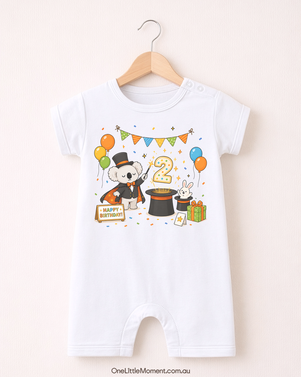 Cozy Koala Magician Birthday