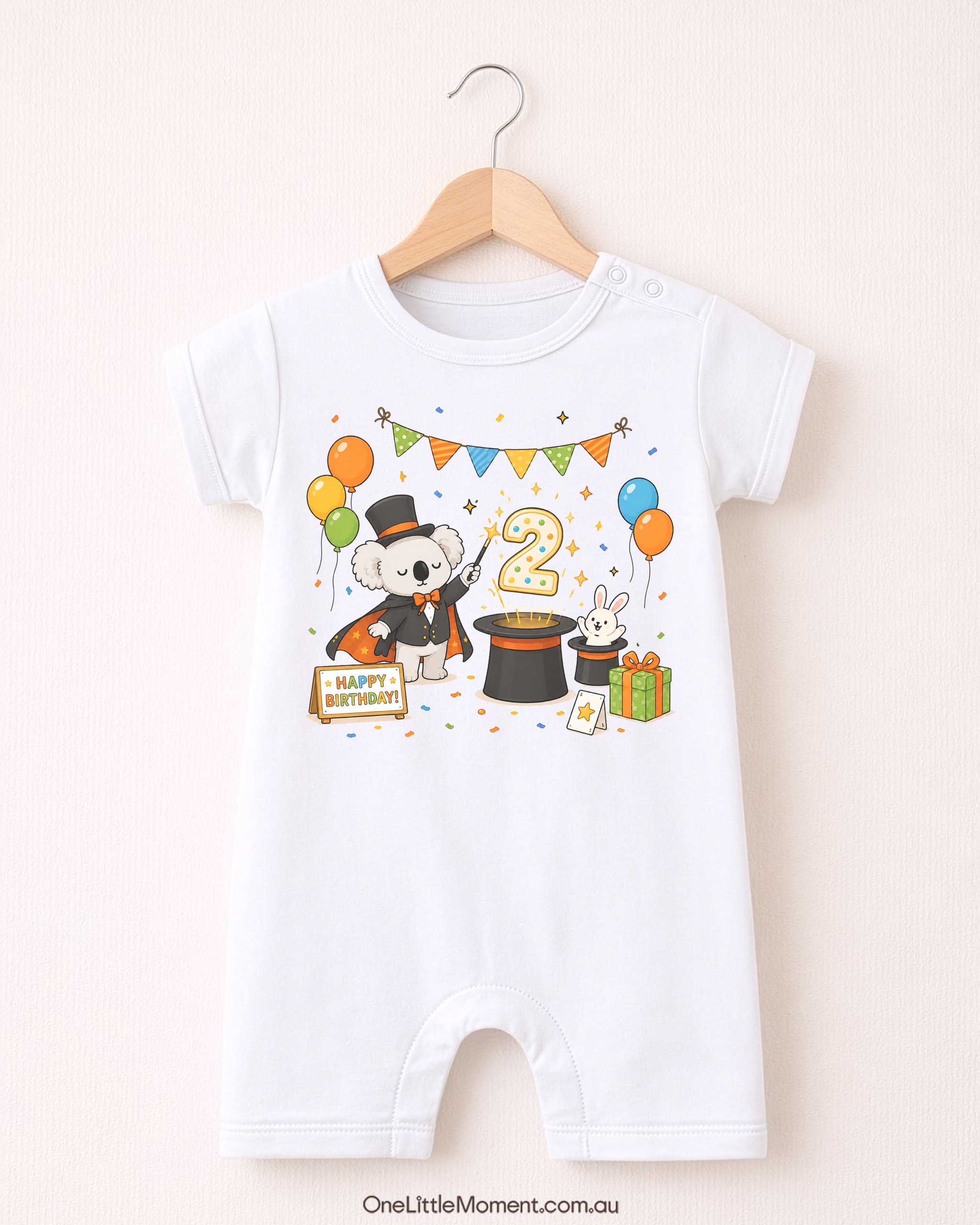 Cozy Koala Magician Birthday
