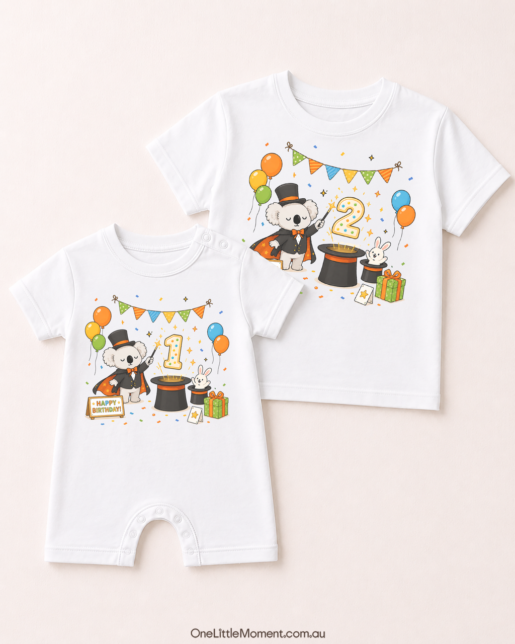 Cozy Koala Magician Birthday