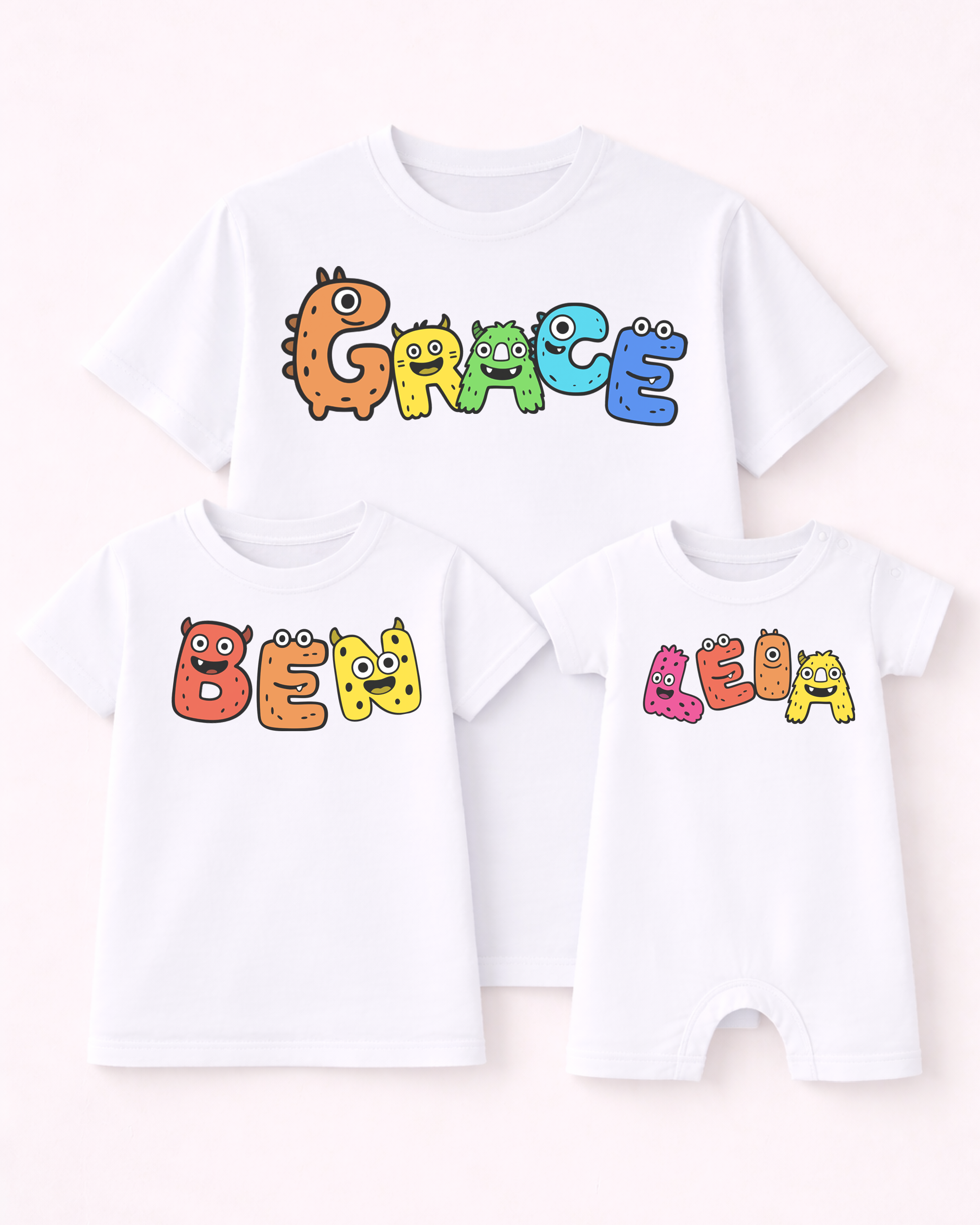 Monster A-Z with Outline