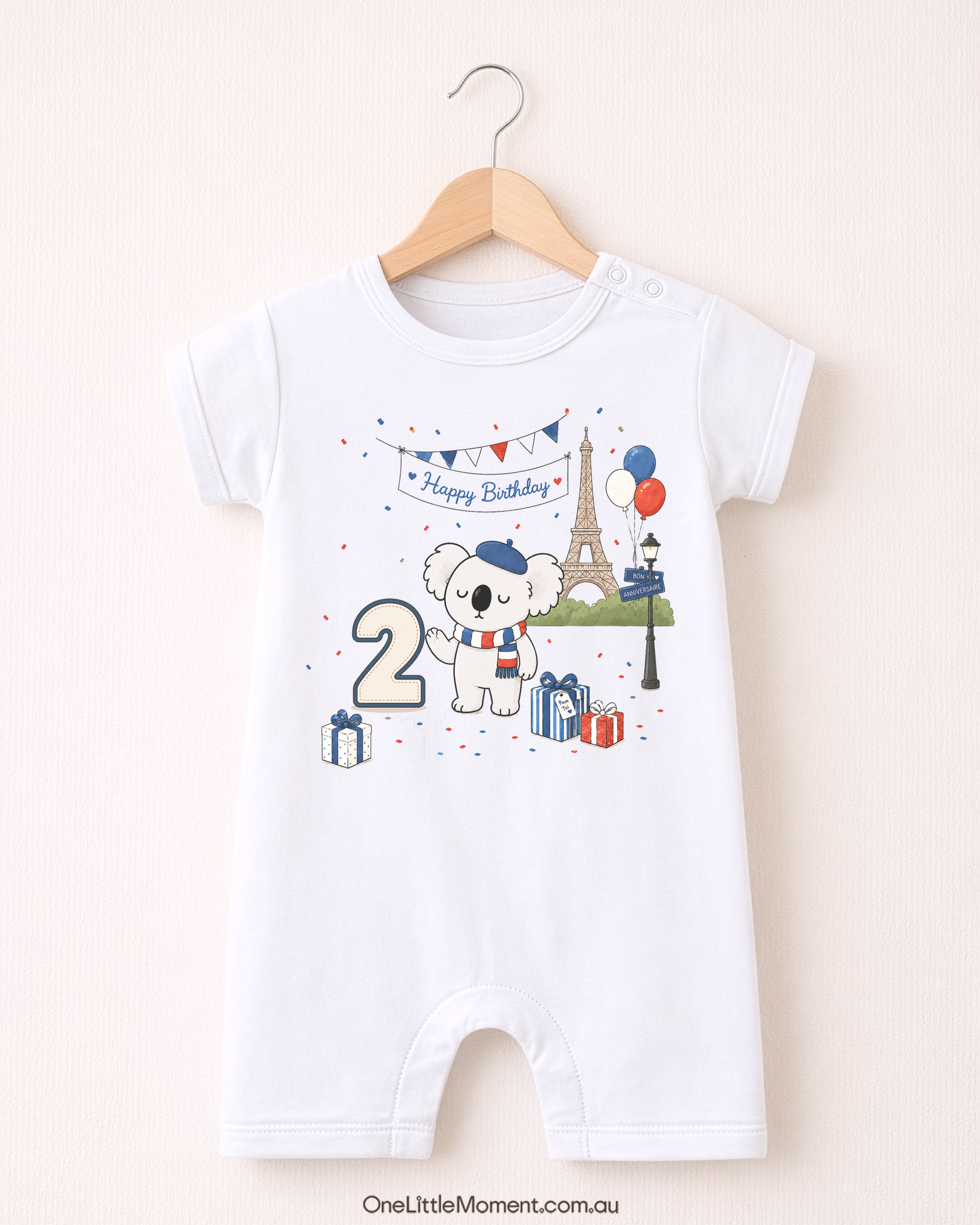 Cozy Koala Paris Birthday