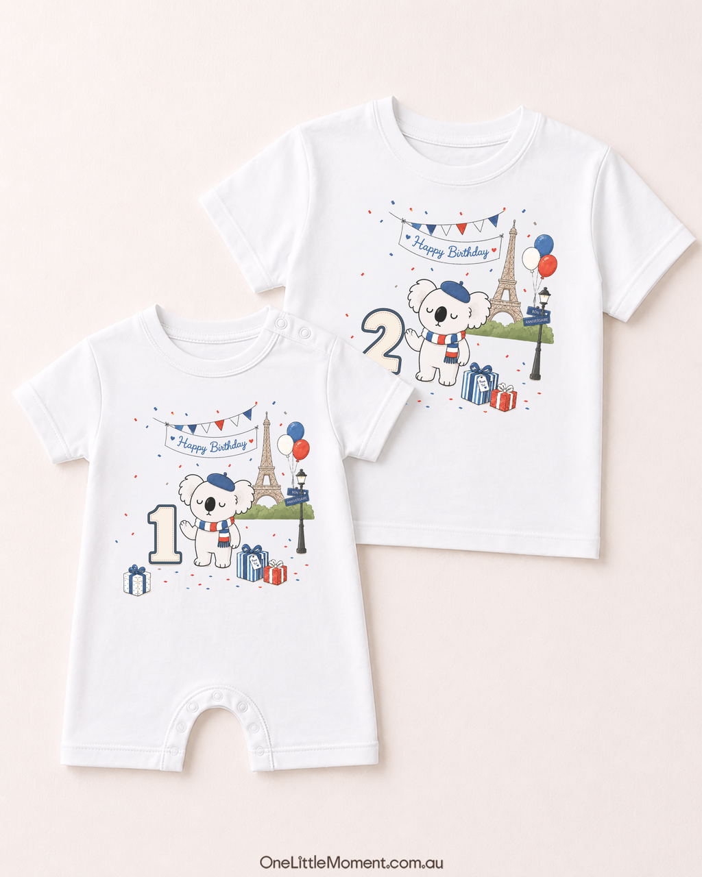 Cozy Koala Paris Birthday
