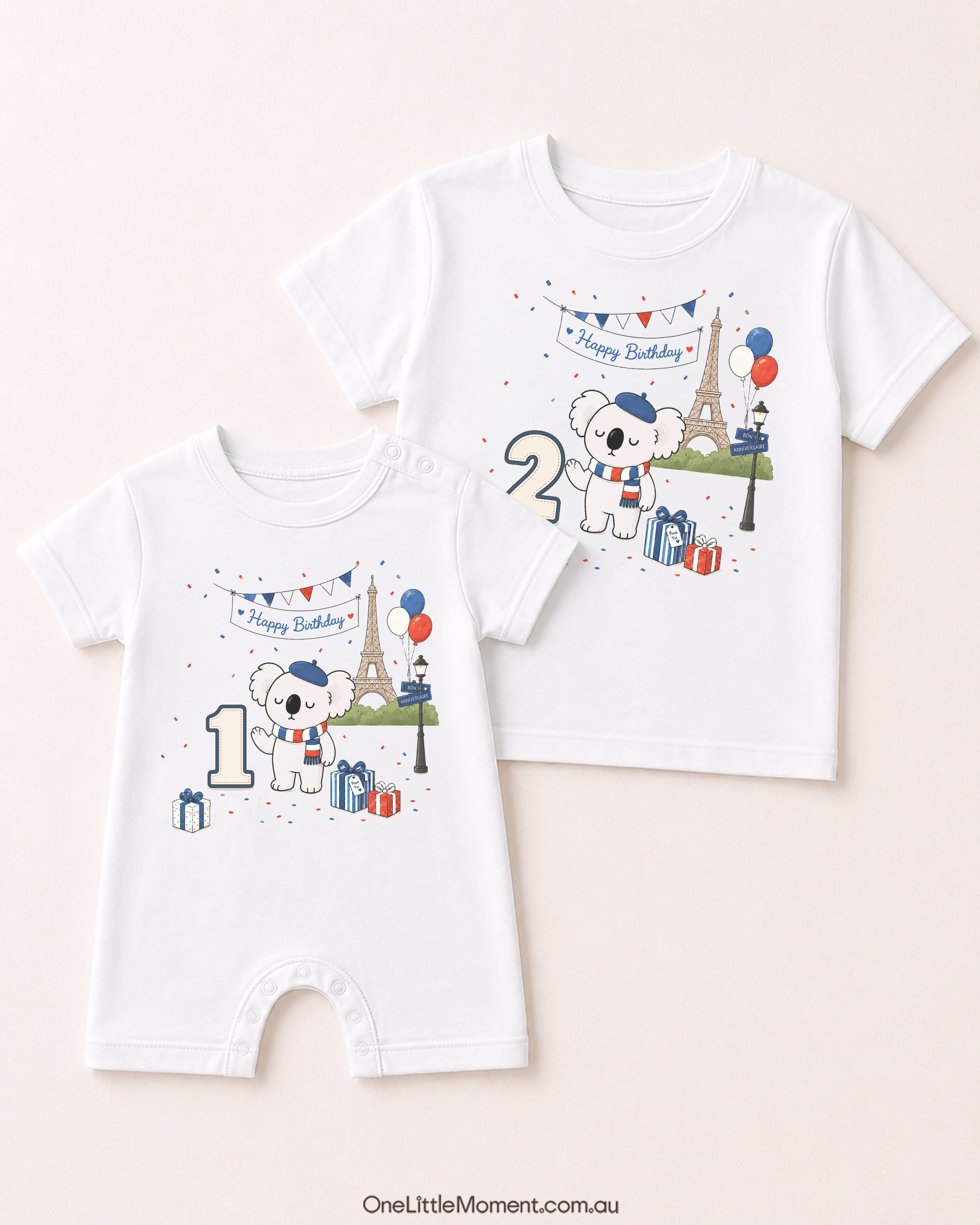 Cozy Koala Paris Birthday